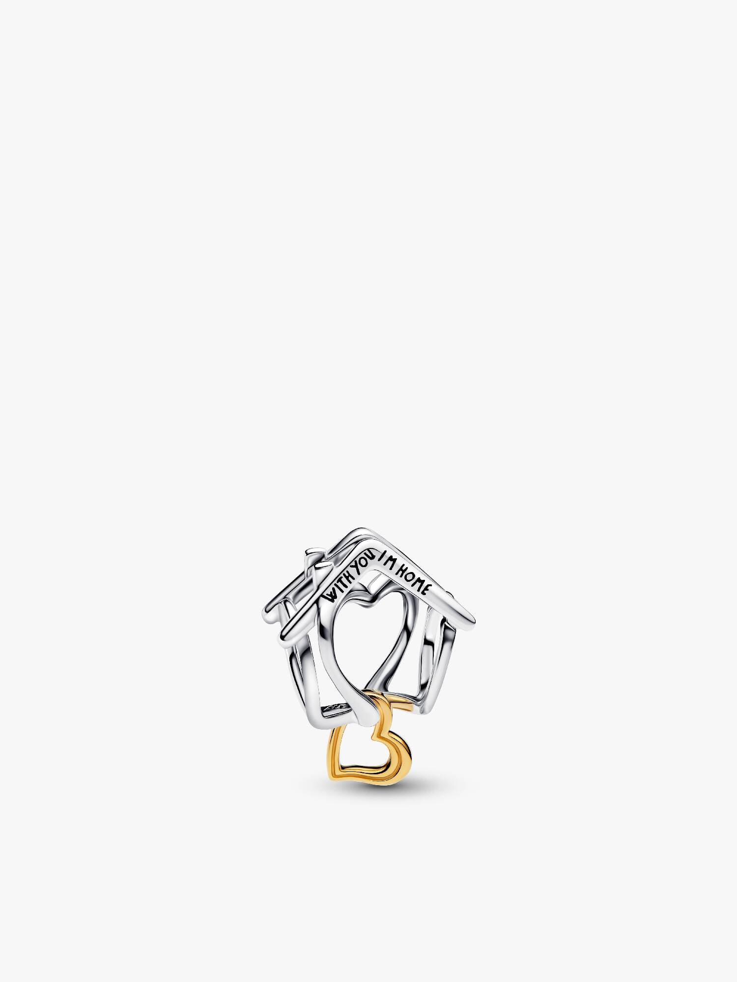 Otthon és szív charm