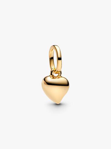 Szív mini függő charm