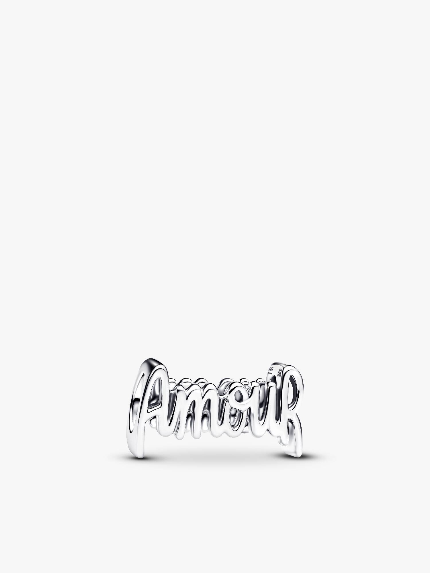 Amour felirat charm