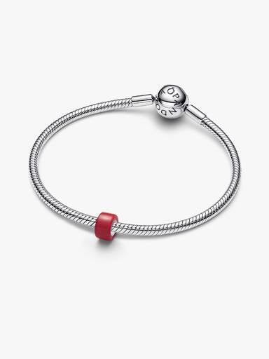 Piros muranói üveg mini charm