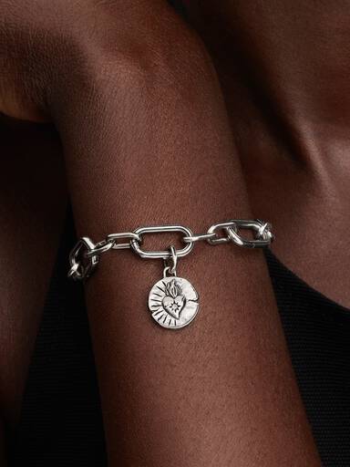 Szív medál charm