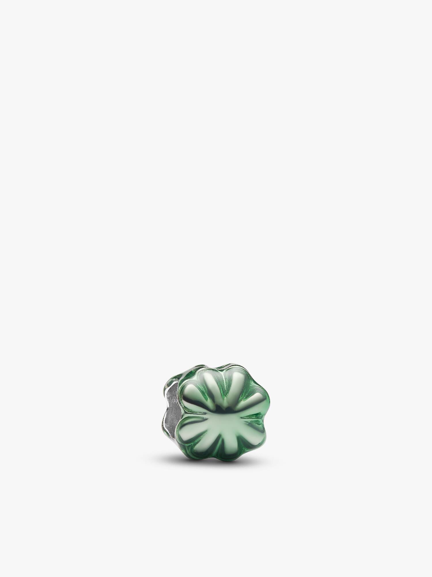 Zöld lóhere mini charm