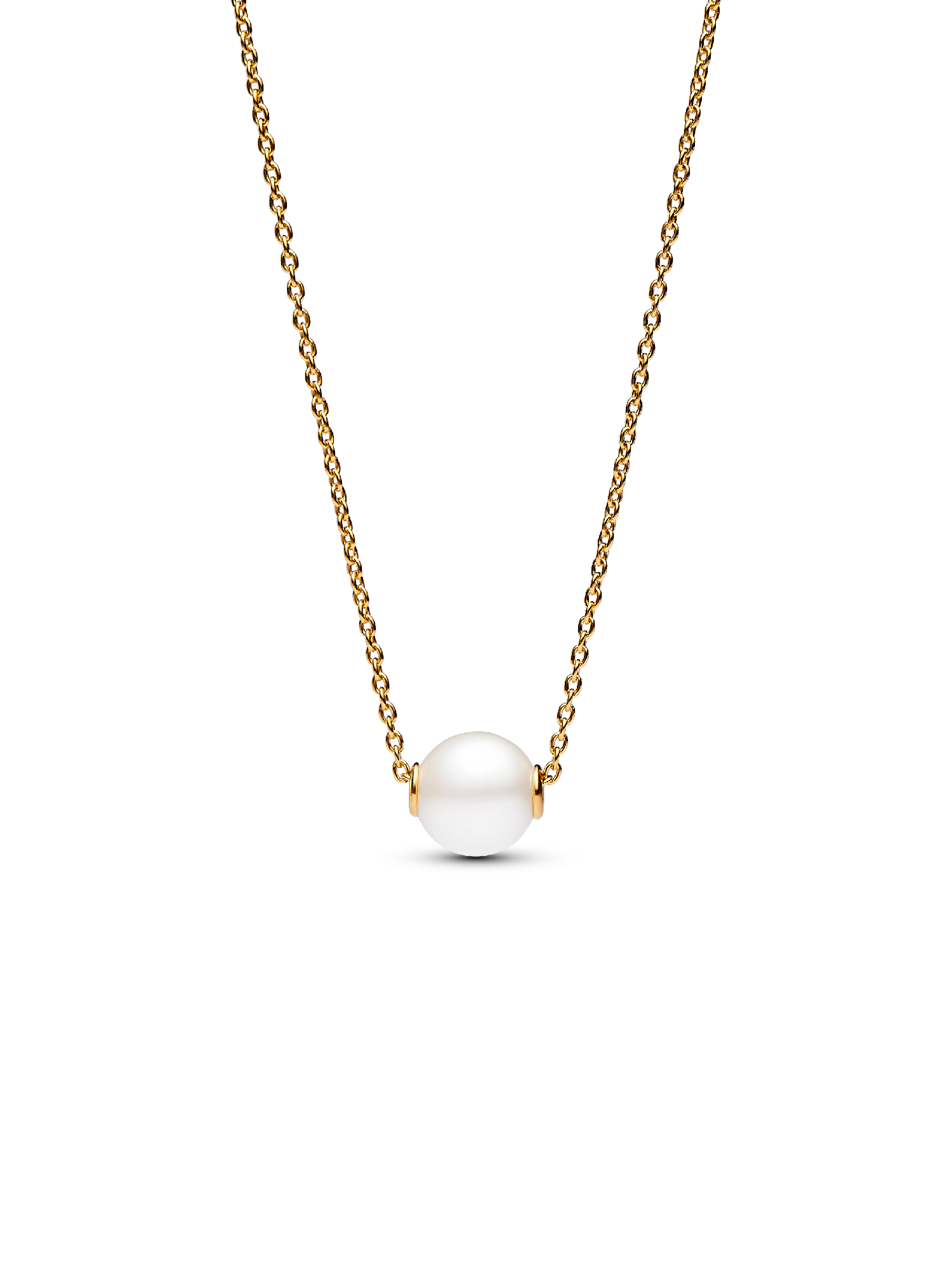 Kezelt édesvízi tenyésztett gyöngyös collier nyaklánc