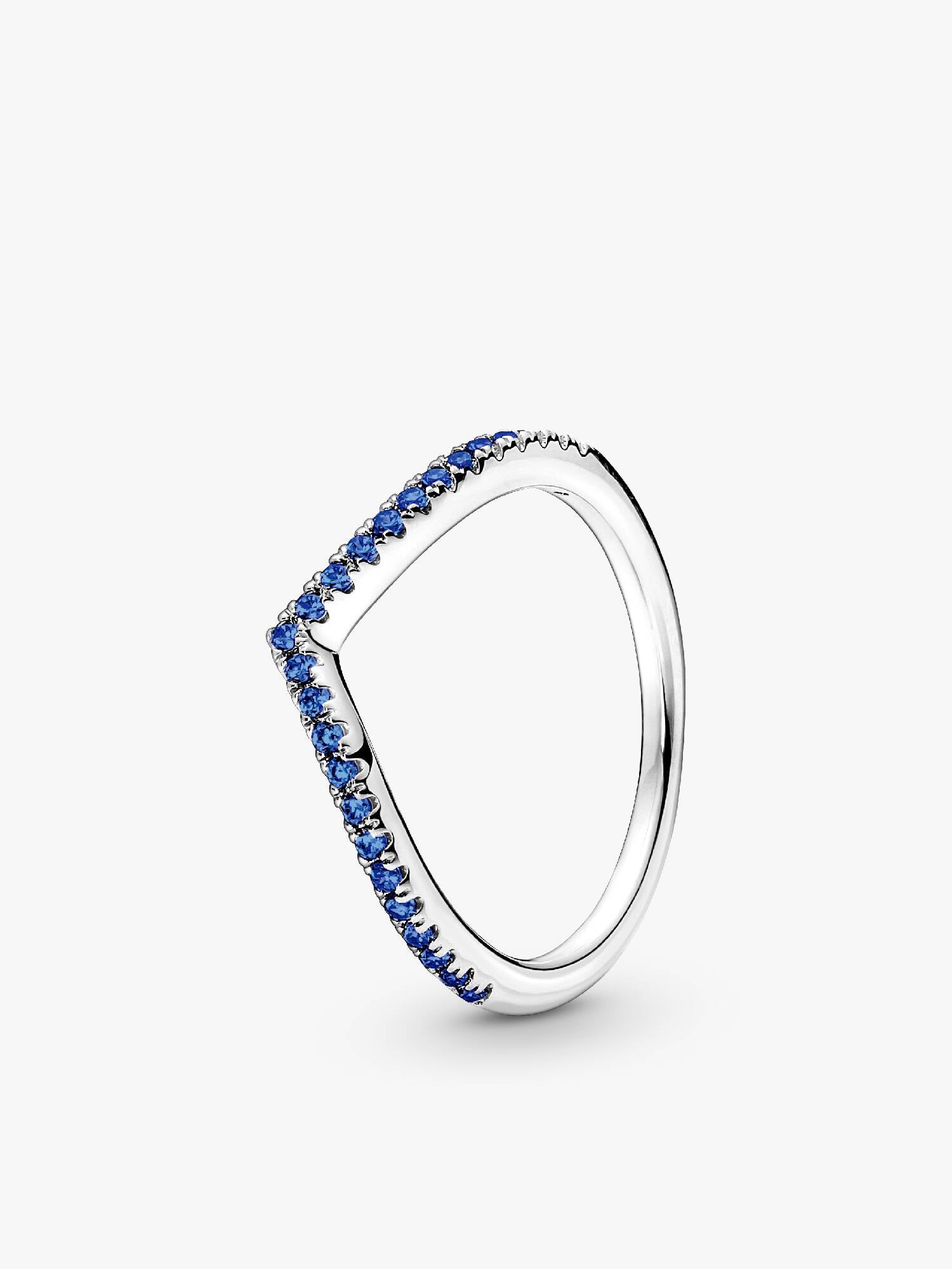 Pandora Timeless kék ragyogó kívánság gyűrű