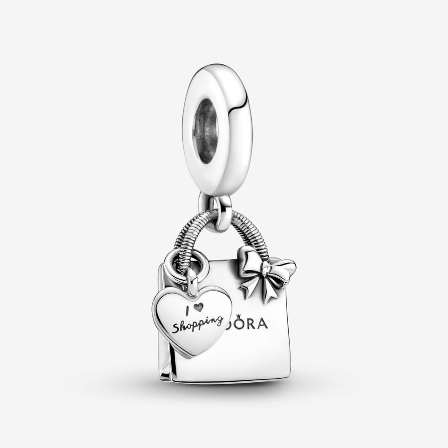 Pandora bevásárlótáska függő charm image number 0