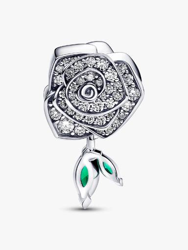 Szikrázó virágzó rózsa charm