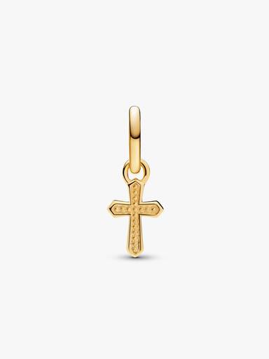 Szikrázó kereszt mini függő charm