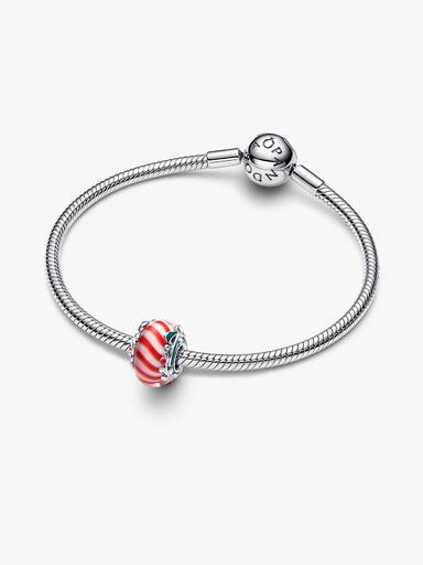 Cukorka muranói üveg charm