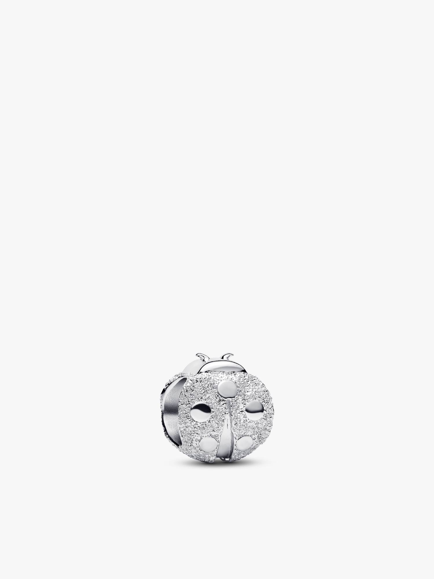 Texturált katicabogár mini charm