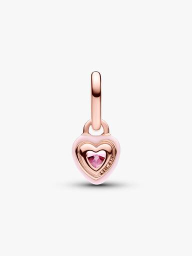 Pandora ME rózsaszín csakra szív mini függő charm