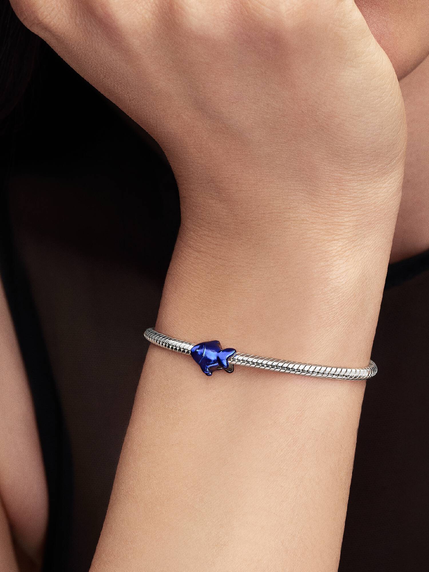 Kék hal mini charm