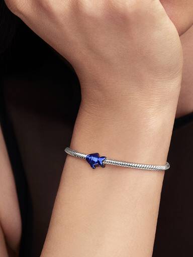 Kék hal mini charm