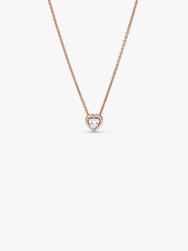 Szikrázó szív collier nyaklánc
