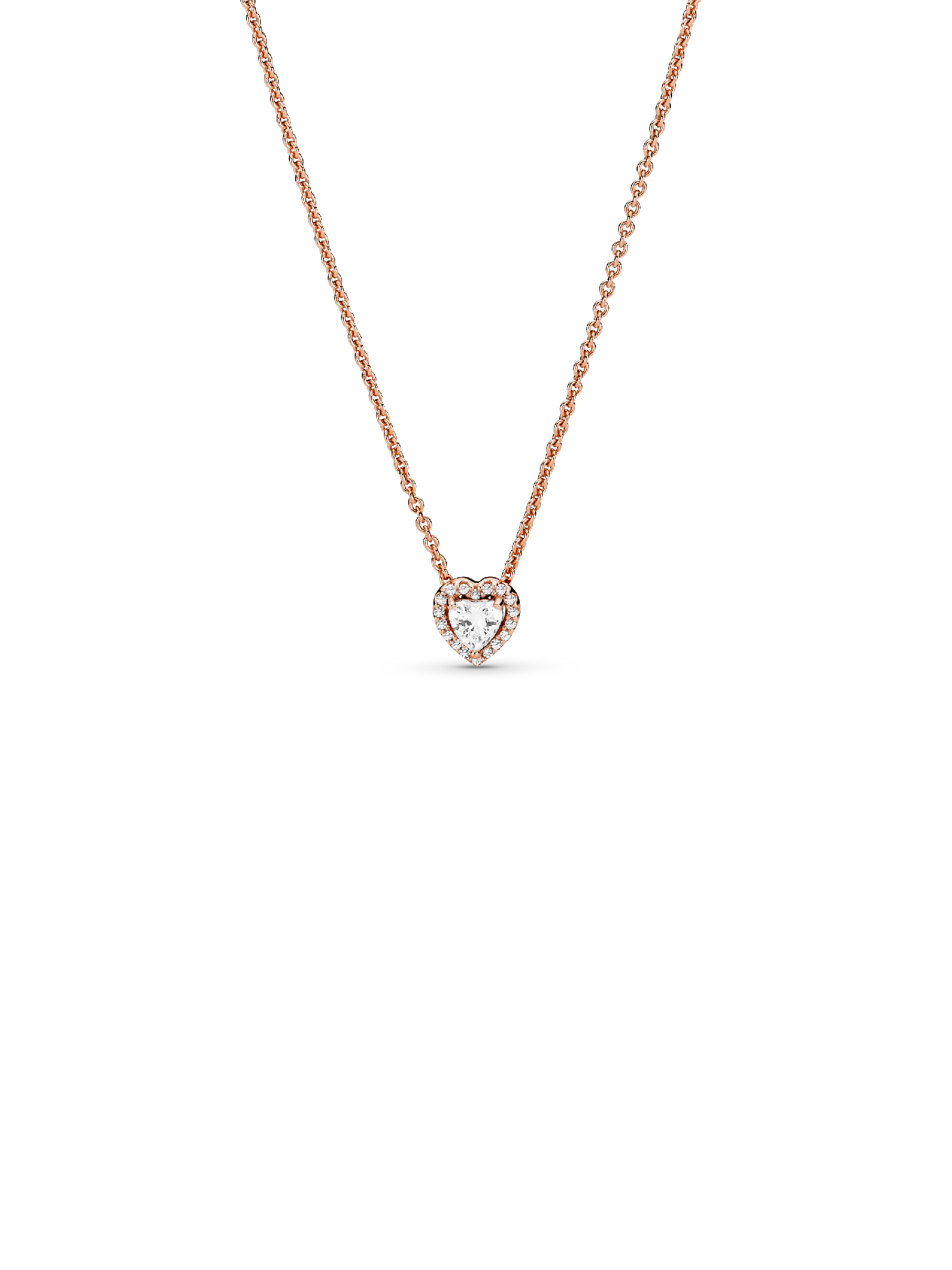 Szikrázó szív collier nyaklánc