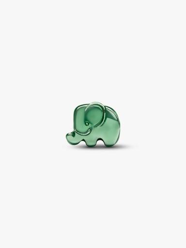 Zöld elefánt mini charm