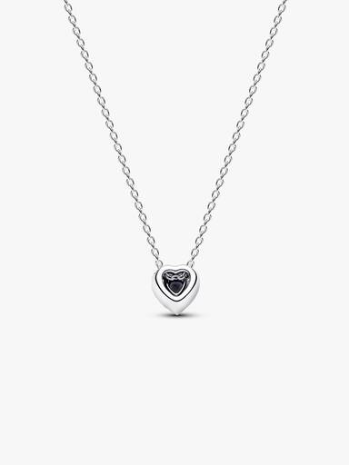 Kiemelt szív collier nyaklánc