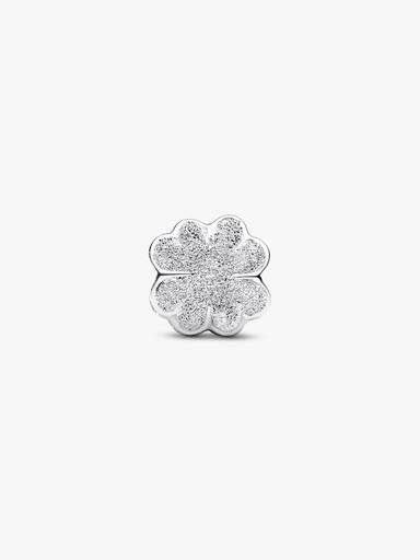 Texturált lóhere mini charm