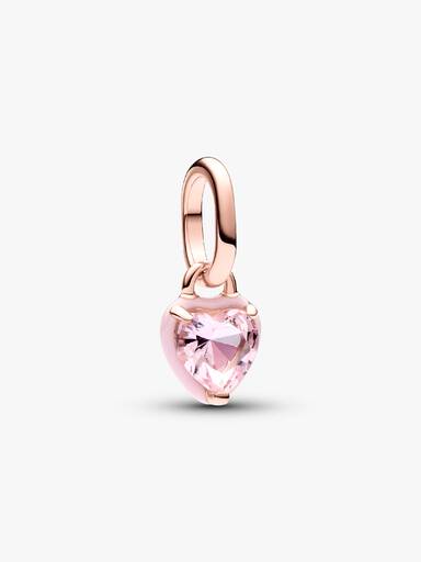 Pandora ME rózsaszín csakra szív mini függő charm