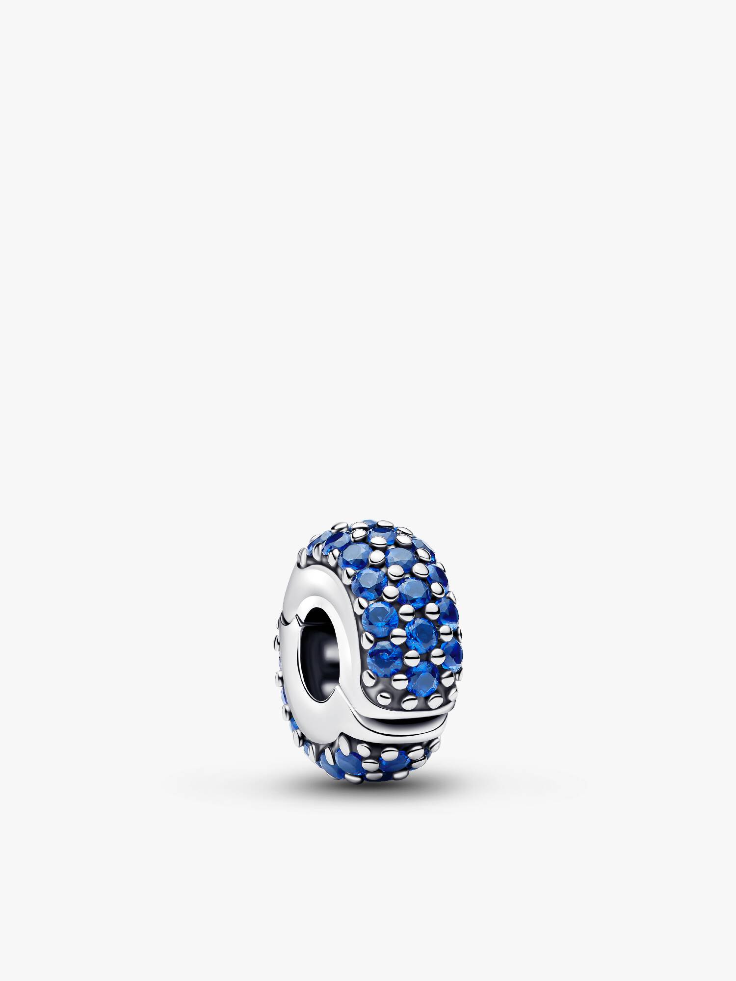Királykék kő klip charm
