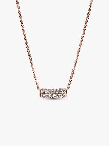 Pandora Timeless Pavé duplasoros rúd collier nyaklánc