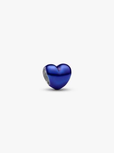 Kék szív mini charm