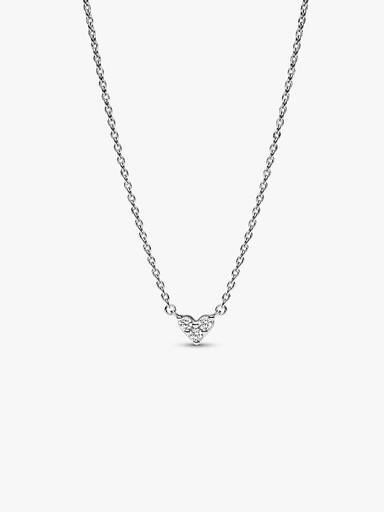 Tripla köves szív collier nyaklánc