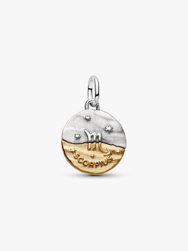 Skorpió csillagjegy medál charm