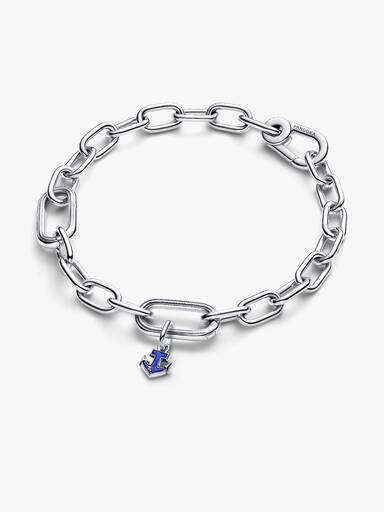 Kék horgony mini függő charm