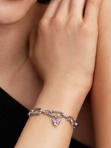 Szárnyas szív mini függő charm