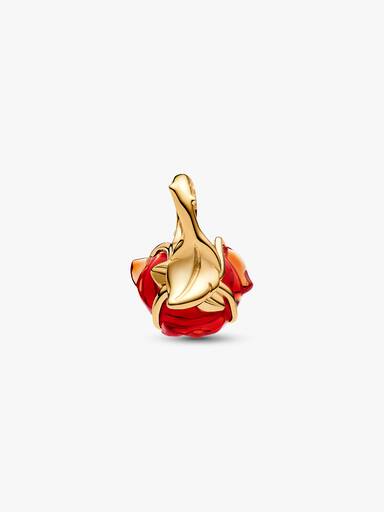 Disney Szépség és a Szörnyeteg bűvös rózsa függő charm
