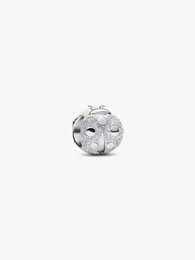 Texturált katicabogár mini charm