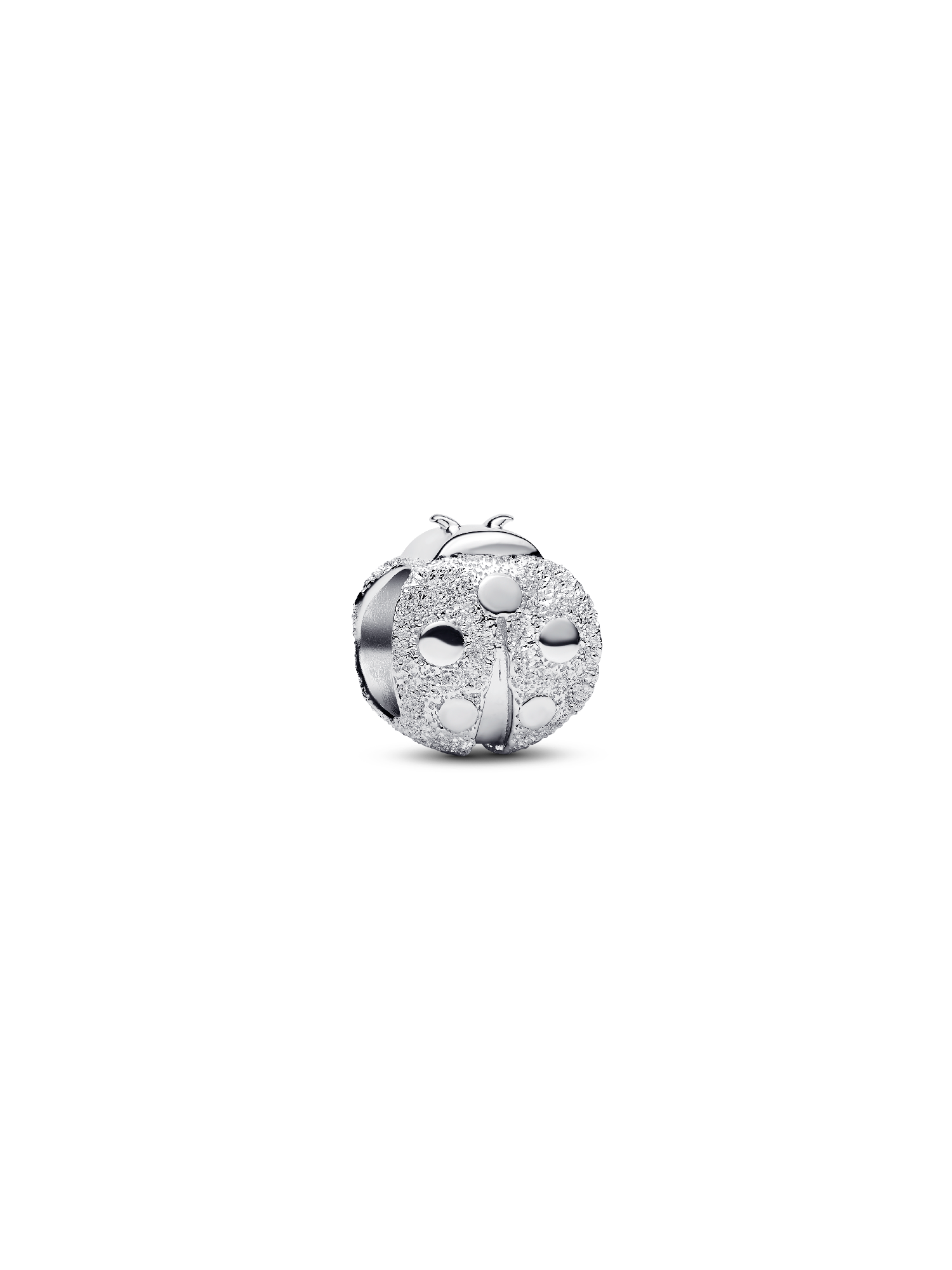 Texturált katicabogár mini charm
