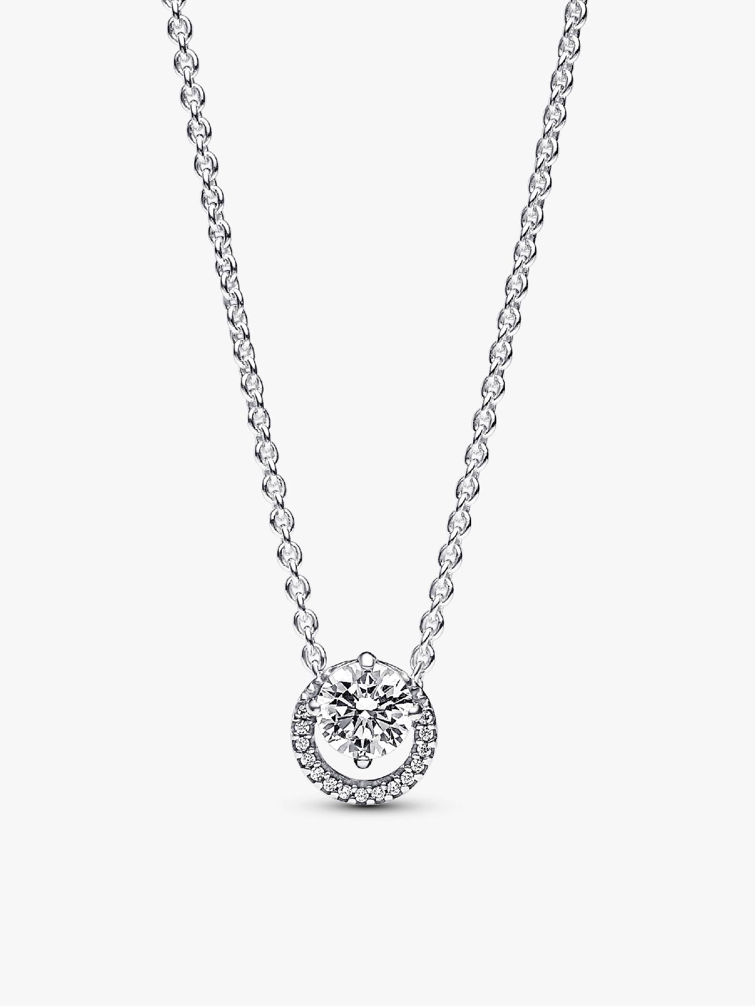 Szikrázó kerek glória medálos collier nyaklánc