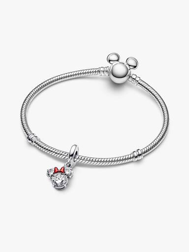 Disney Minnie egér sziluett függő charm