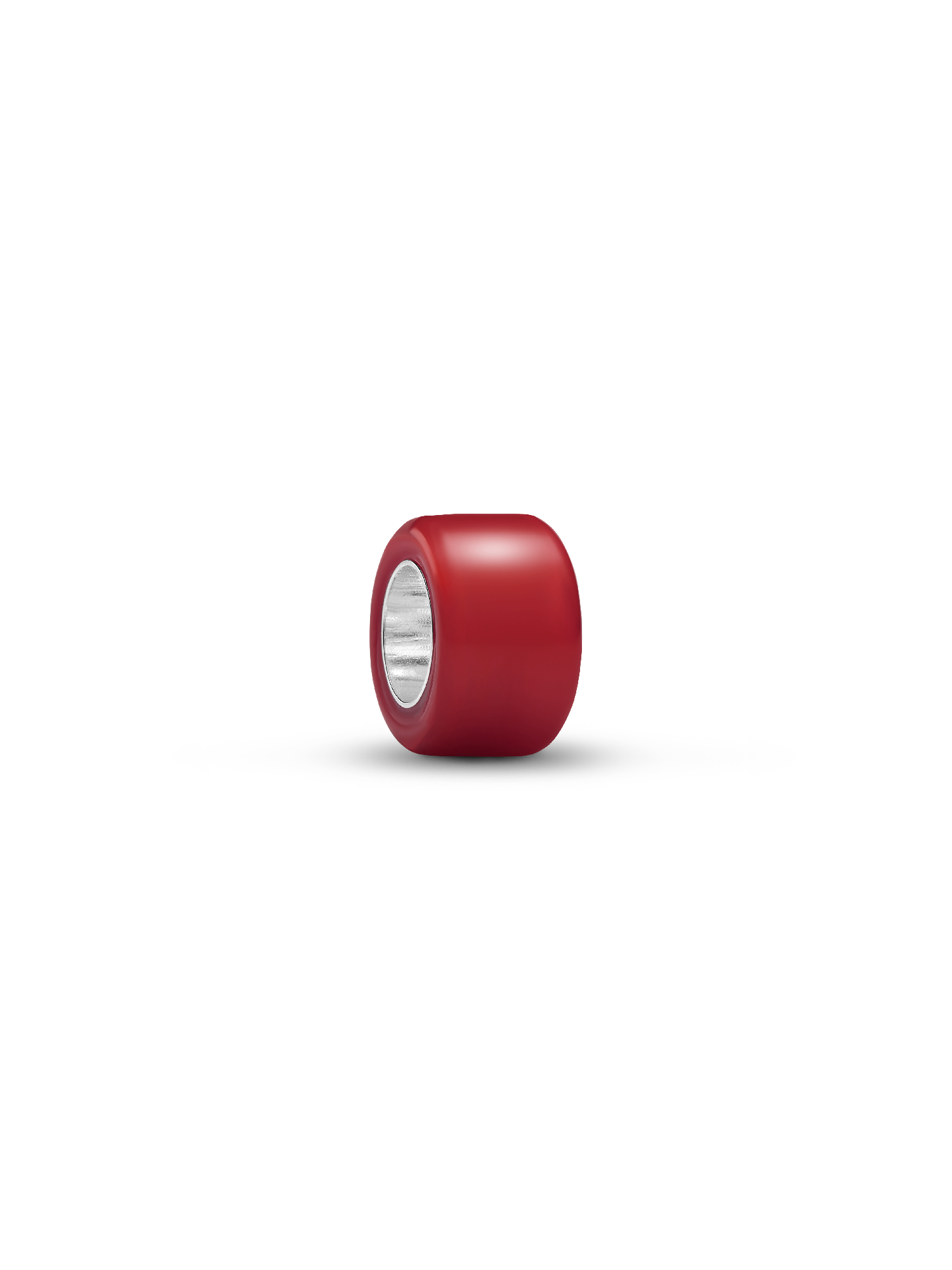 Piros muranói üveg mini charm