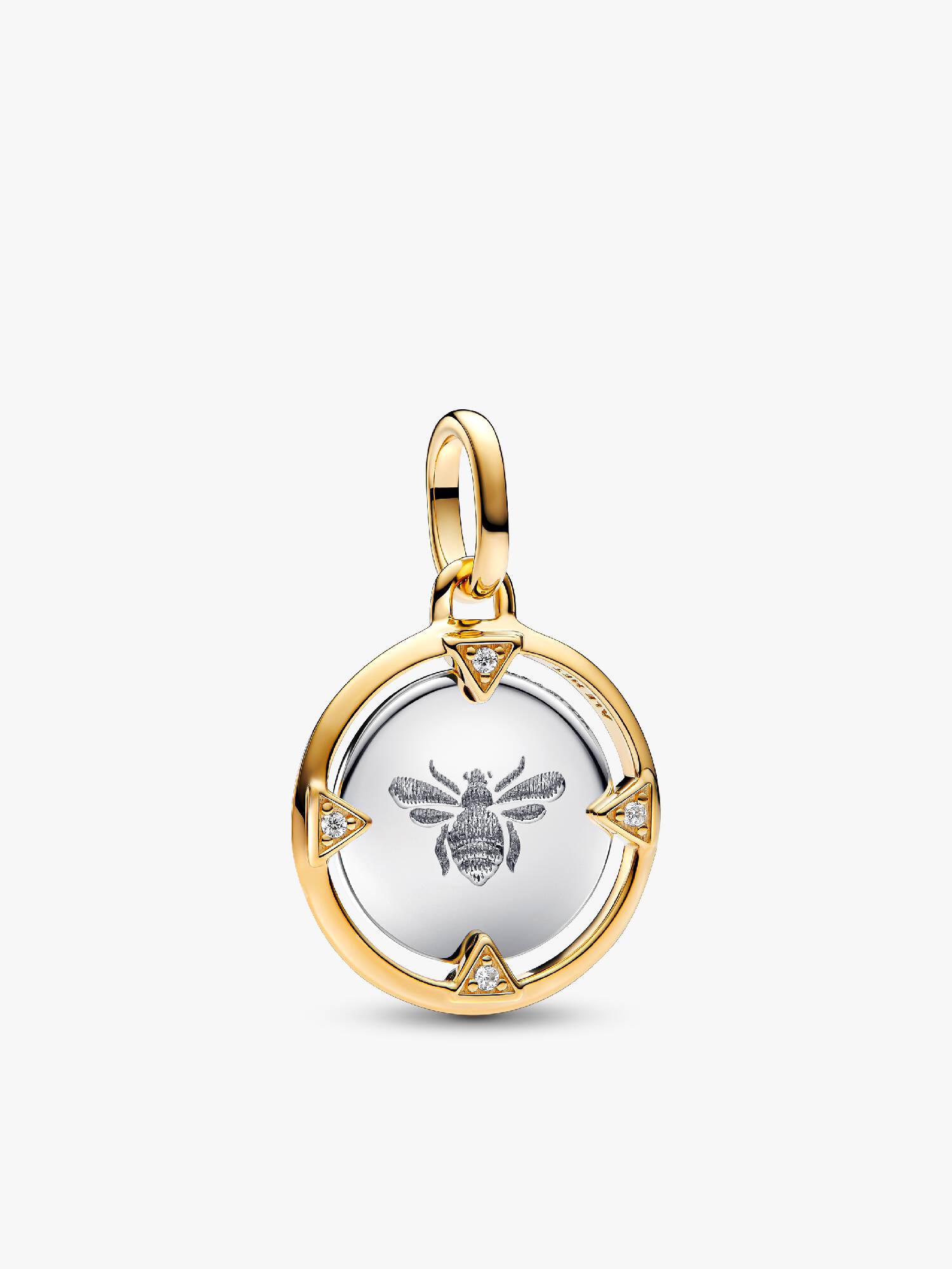 Méhecske medál charm