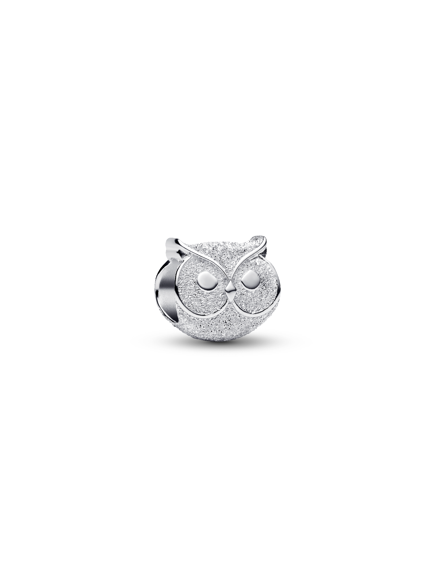 Texturált bagoly mini charm