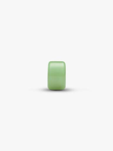 Zöld muranói üveg mini charm