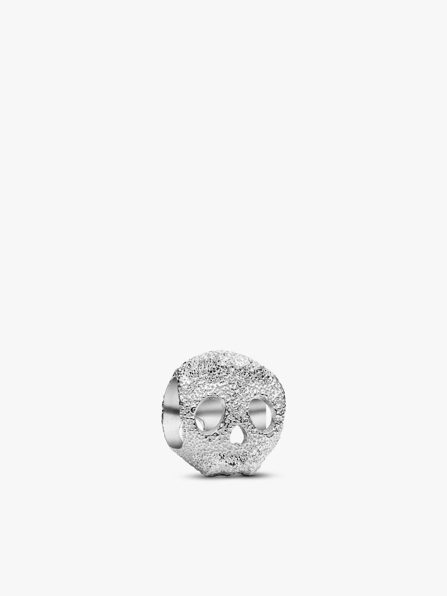 Texturált koponya mini charm
