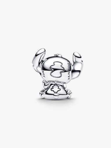 Disney Stitch kék szív charm