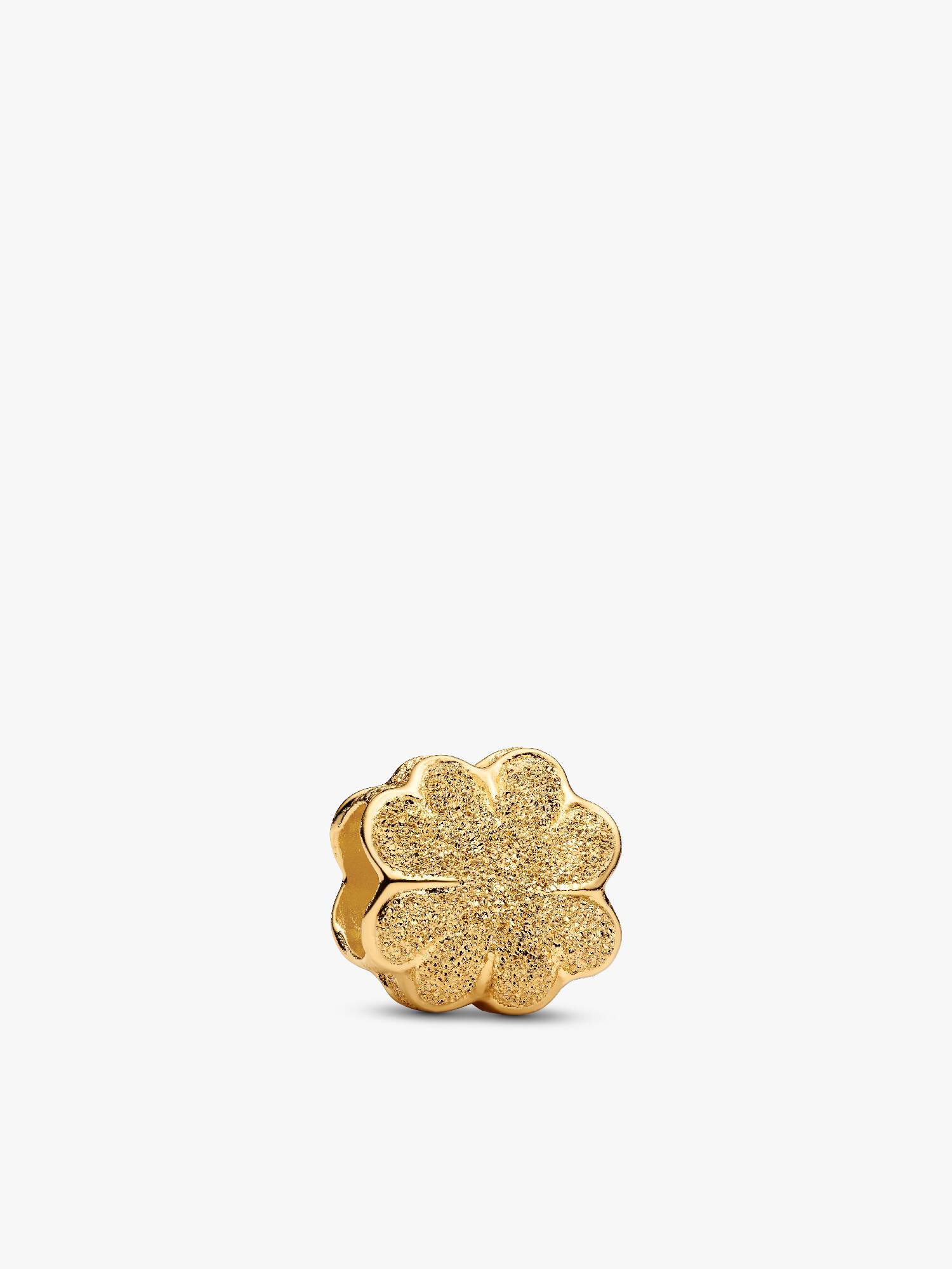 Texturált lóhere mini charm