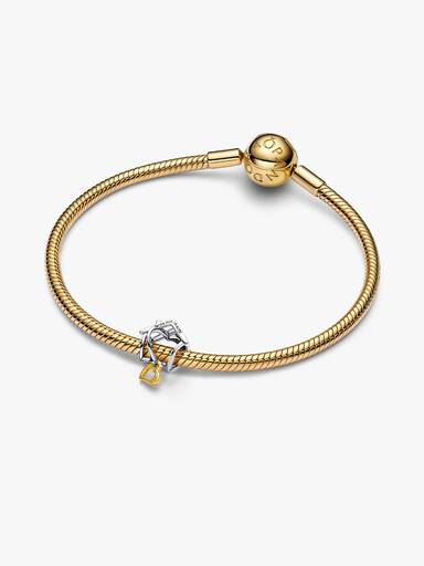 Otthon és szív charm