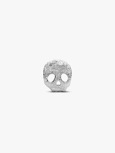 Texturált koponya mini charm