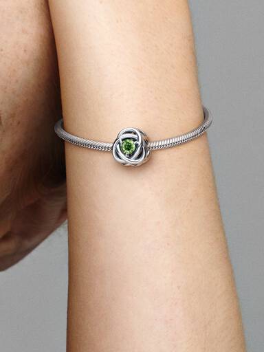 Tavaszzöld örökkévalóság kör charm