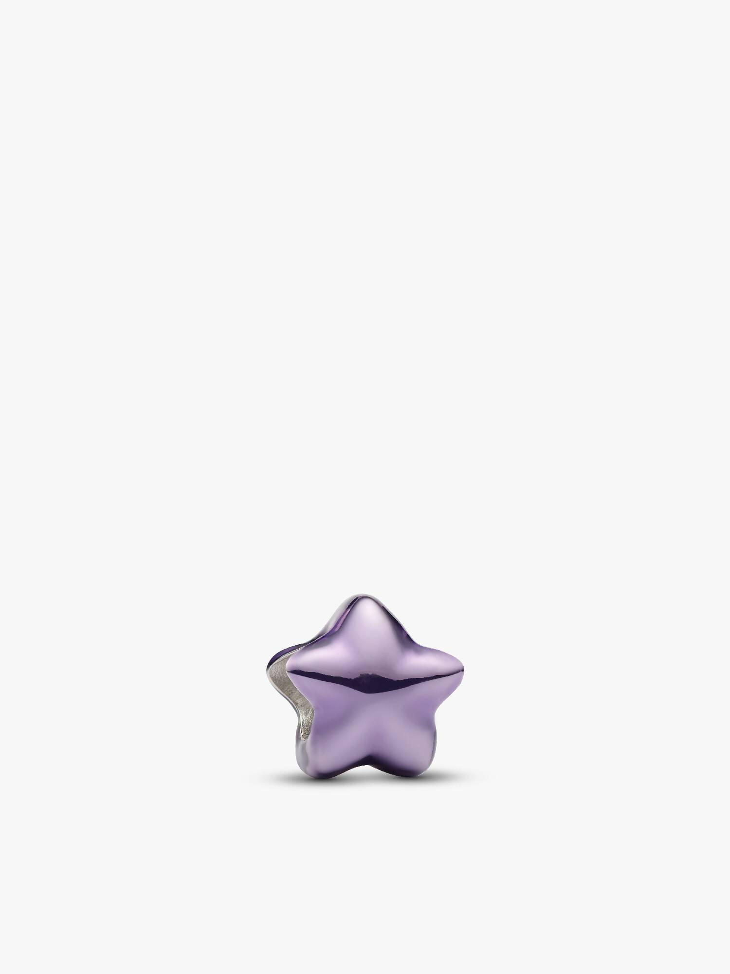 Lila csillag mini charm