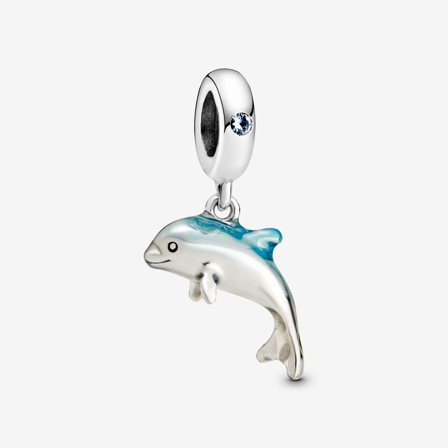 Csillámló delfin függő charm image number 0