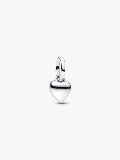 Szív mini függő charm