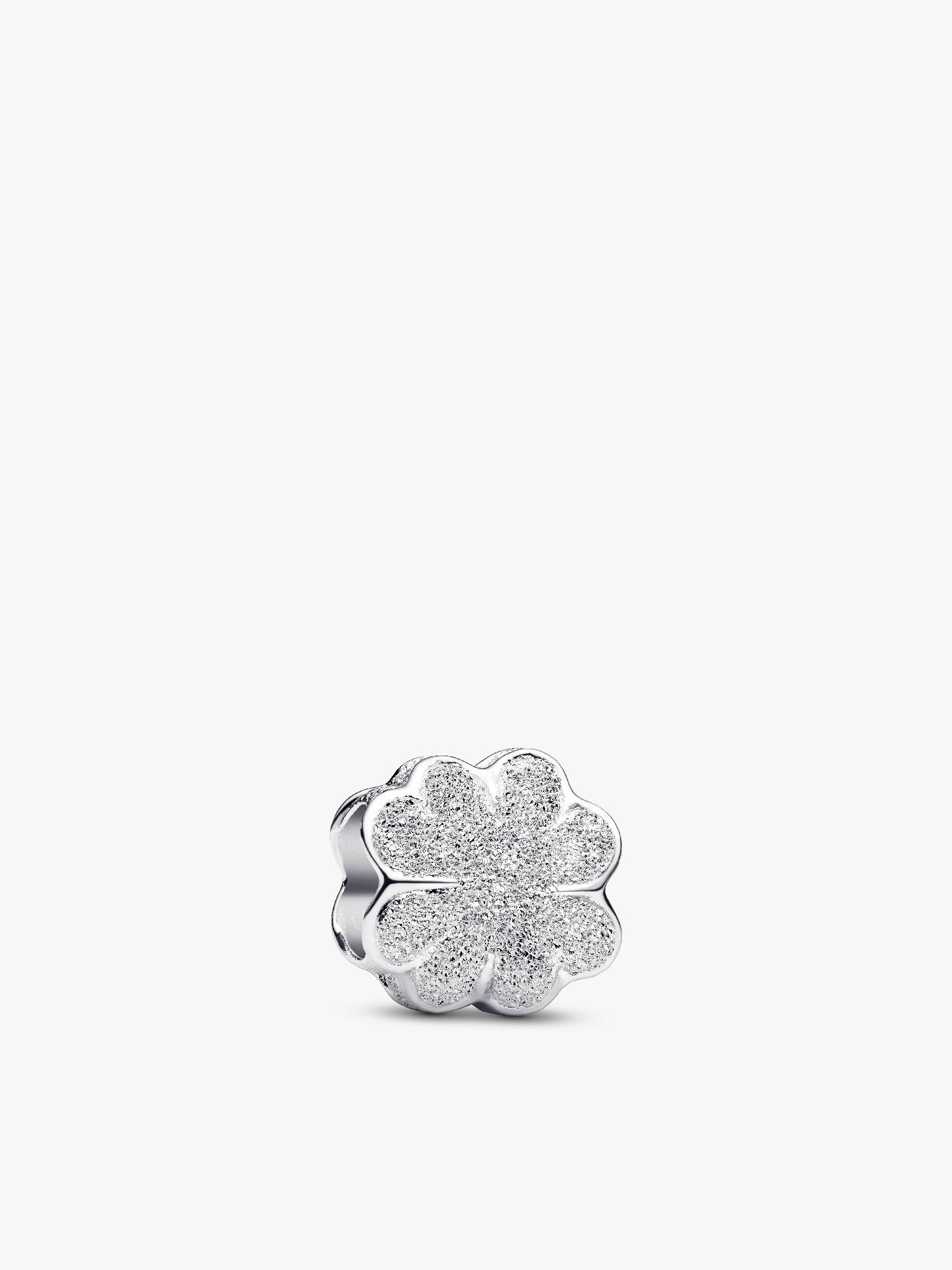Texturált lóhere mini charm