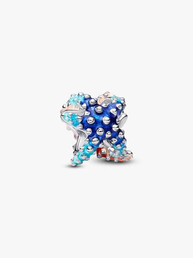 Színes tengeri csillag mini charm