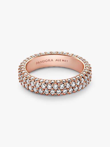 Pandora Timeless Pavé kétsoros gyűrű